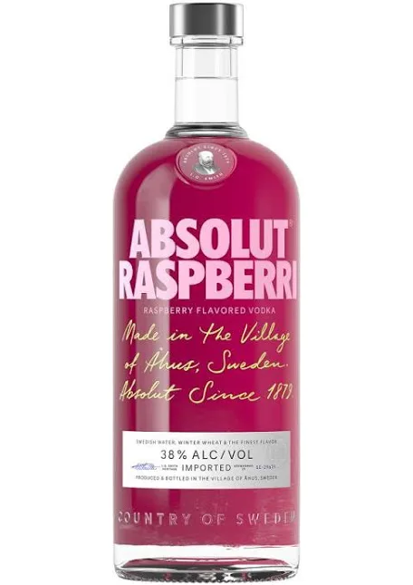 VODKA ABSOLUT RASPBERRY 750ML