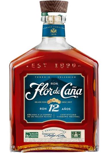 RON FLOR DE CAÑA 12 AÑOS 750ML