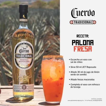 TEQUILA CUERVO TRADICIONAL REPOSADO 695ML