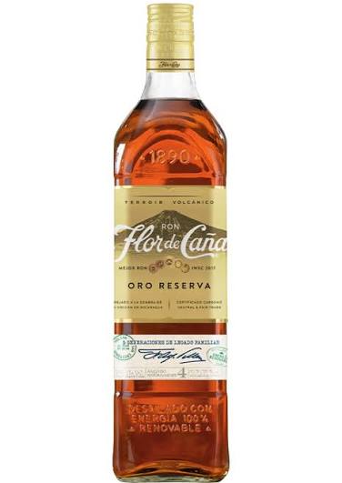 RON FLOR DE CAÑA 4 AÑOS ORO 750ML