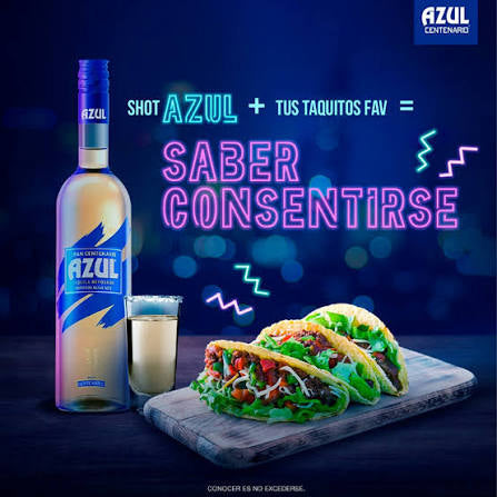TEQUILA AZUL CENTENARIO REPOSADO 950ML