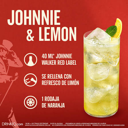 WHISKY JOHNNIE WALKER RED LABEL 750ML