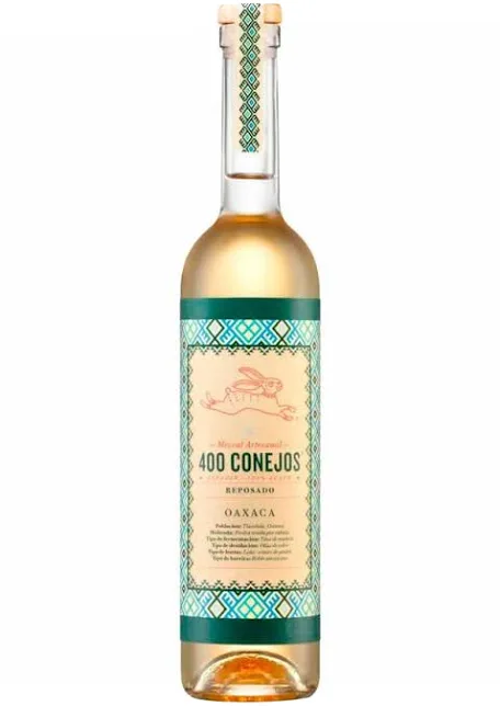 MEZCAL 400 CONEJOS REPOSADO 750ML