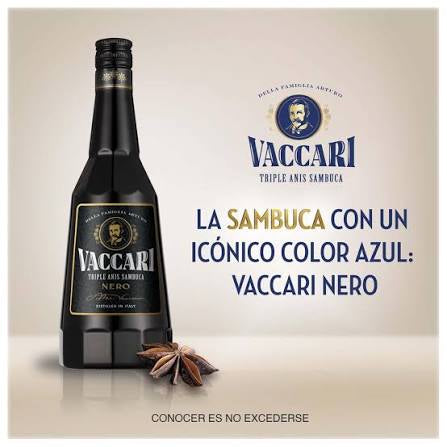 LICOR SAMBUCA VACCARI NERO 750ML